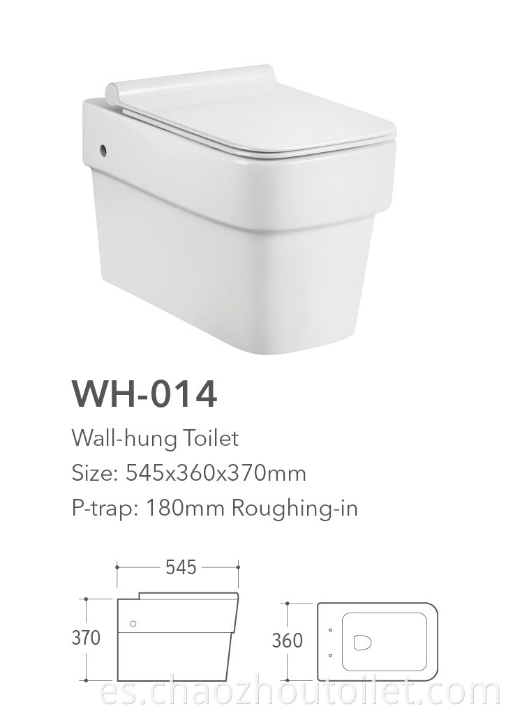 Wh 014 Wall Hung Toilet